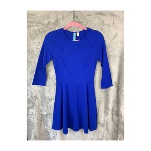 Royal blue dress